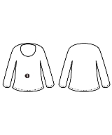 yori（ヨリ）ブラウス 紺 サイズ:36(S位) レディース/2200665285011