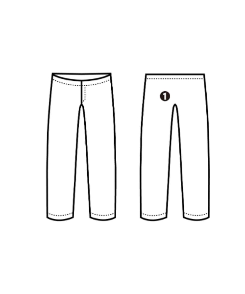 yori（ヨリ）スラックス 紺 サイズ:36(S位) レディース/2200665285028