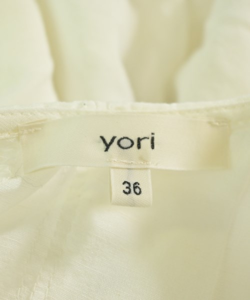 yori（ヨリ）ブラウス 白 サイズ:36(S位) レディース/2200717308071