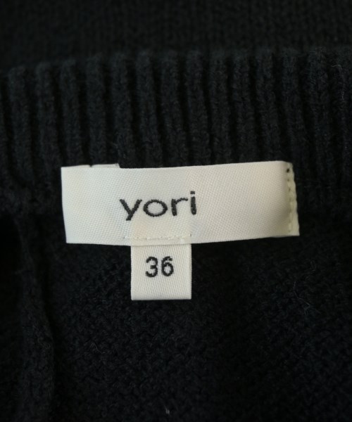 yori（ヨリ）ニット・セーター 黒 サイズ:36(S位) レディース/2200719040146