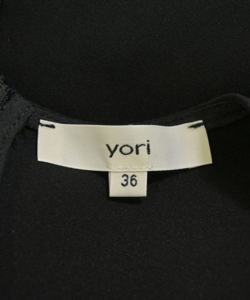 yori（ヨリ）ブラウス 黒 サイズ:36(S位) レディース/2200727714138