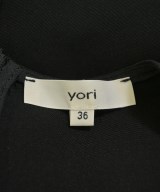 yori（ヨリ）ブラウス 黒 サイズ:36(S位) レディース/2200727714138
