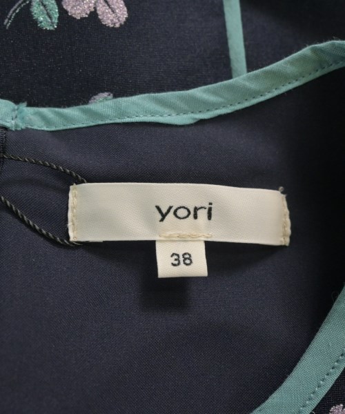 yori（ヨリ）ワンピース 紺 サイズ:38(M位) レディース/2200683105018