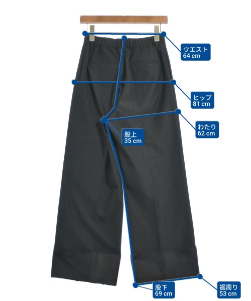 Graphpaper（グラフペーパー）スラックス 黒 サイズ:00(XS位) レディース/2200668878098