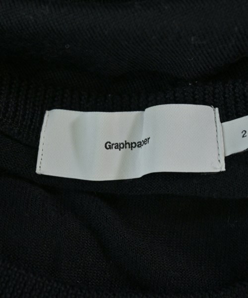 Graphpaper（グラフペーパー）ニット・セーター 黒 サイズ:2(M位) メンズ/2200682058025