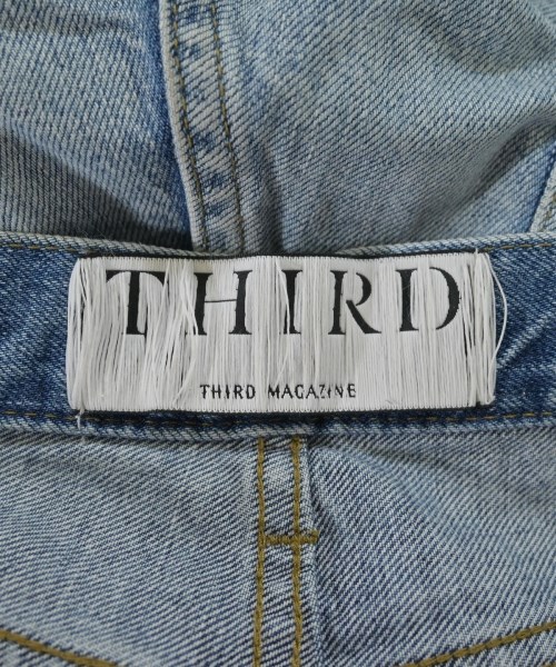 THIRD MAGAZINE（サードマガジン）デニムパンツ 青 サイズ:3(L位) レディース/2200638144024