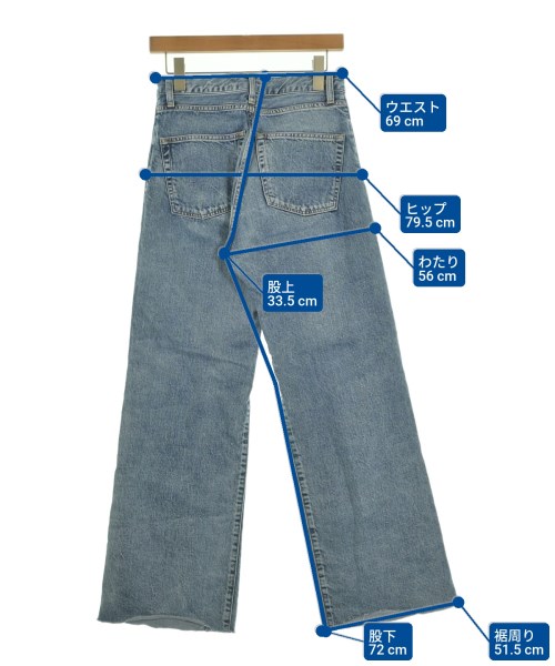 THIRD MAGAZINE（サードマガジン）デニムパンツ 青 サイズ:3(L位) レディース/2200639023175