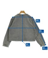 THIRD MAGAZINE（サードマガジン）デニムジャケット グレー サイズ:9(M位) レディース/2200640446024