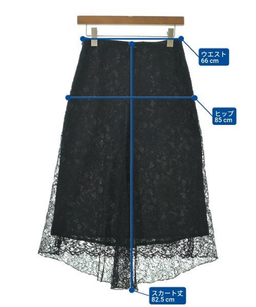 THIRD MAGAZINE（サードマガジン）ロング・マキシ丈スカート 黒 サイズ:9(M位) レディース/2200625893119