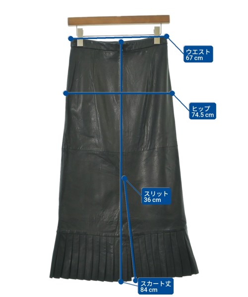 THIRD MAGAZINE（サードマガジン）ロング・マキシ丈スカート 黒 サイズ:3(L位) レディース/2200625893126