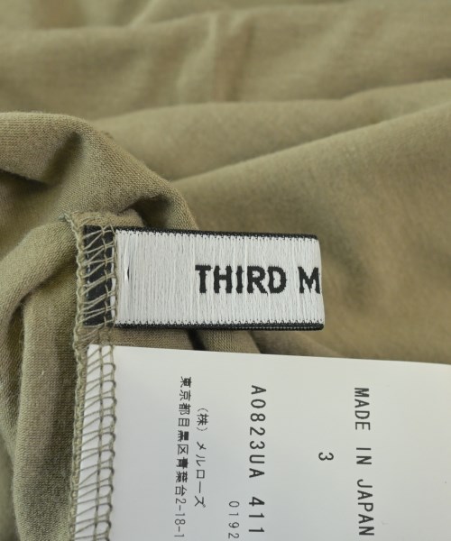 THIRD MAGAZINE（サードマガジン）シャツワンピース カーキ サイズ:3(L位) レディース/2200644593595