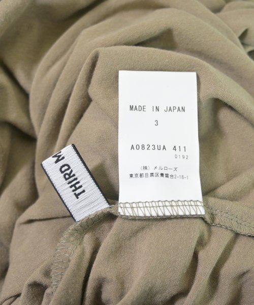 THIRD MAGAZINE（サードマガジン）シャツワンピース カーキ サイズ:3(L位) レディース/2200644601801