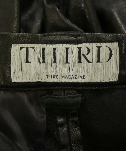 THIRD MAGAZINE（サードマガジン）クロップドパンツ 黒 サイズ:3(L位) レディース/2200610881176