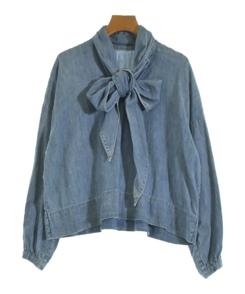 THIRD MAGAGINE デニムボウタイブラウス THIRD MAGAZINE デニムボウ