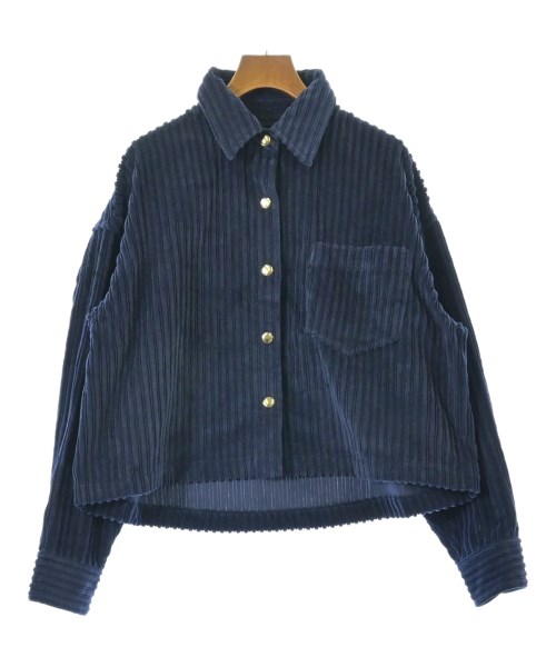 THIRD MAGAZINE(サードマガジン)カジュアルジャケット 紺 サイズ:9(M位)/2200669073089