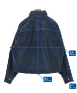 THIRD MAGAZINE（サードマガジン）カジュアルジャケット 紺 サイズ:9(M位) レディース/2200669073089