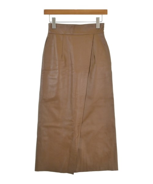 THIRD MAGAZINE(サードマガジン)ロング・マキシ丈スカート 茶 サイズ:2(M位)/2200674234062