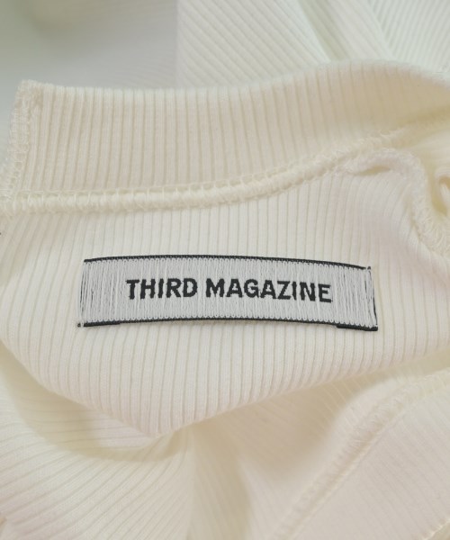 THIRD MAGAZINE（サードマガジン）Tシャツ・カットソー 白 サイズ:9(M位) レディース/2200672739149