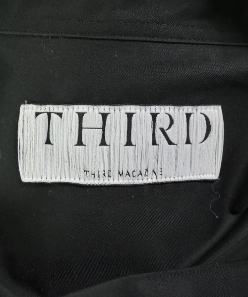THIRD MAGAZINE（サードマガジン）カジュアルシャツ 黒 サイズ:9(M位) レディース/2200639071046