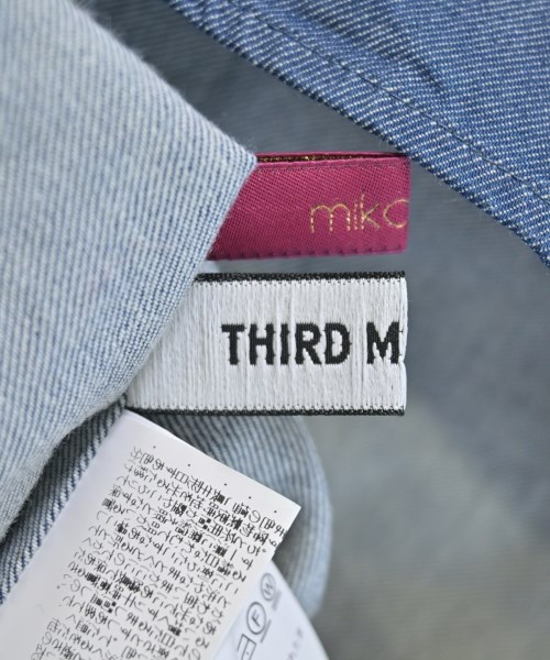 THIRD MAGAZINE（サードマガジン）ブラウス 青 サイズ:9(M位) レディース/2200644895088