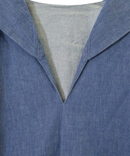 THIRD MAGAZINE（サードマガジン）ブラウス 青 サイズ:9(M位) レディース/2200644895088