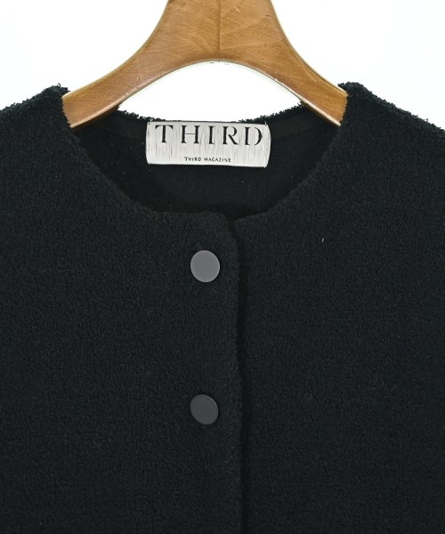 THIRD MAGAZINE（サードマガジン）カーディガン 黒 サイズ:F レディース/2200659477019