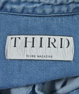 THIRD MAGAZINE（サードマガジン）カジュアルシャツ 青 サイズ:9(M位) レディース/2200729050098