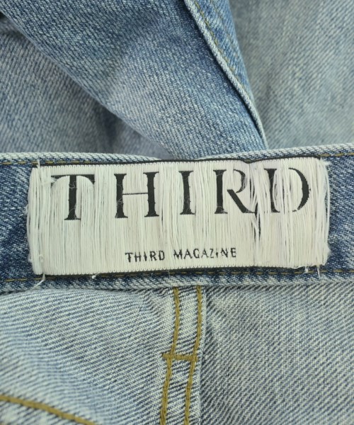 THIRD MAGAZINE（サードマガジン）デニムパンツ 青 サイズ:3(L位) レディース/2200730716020