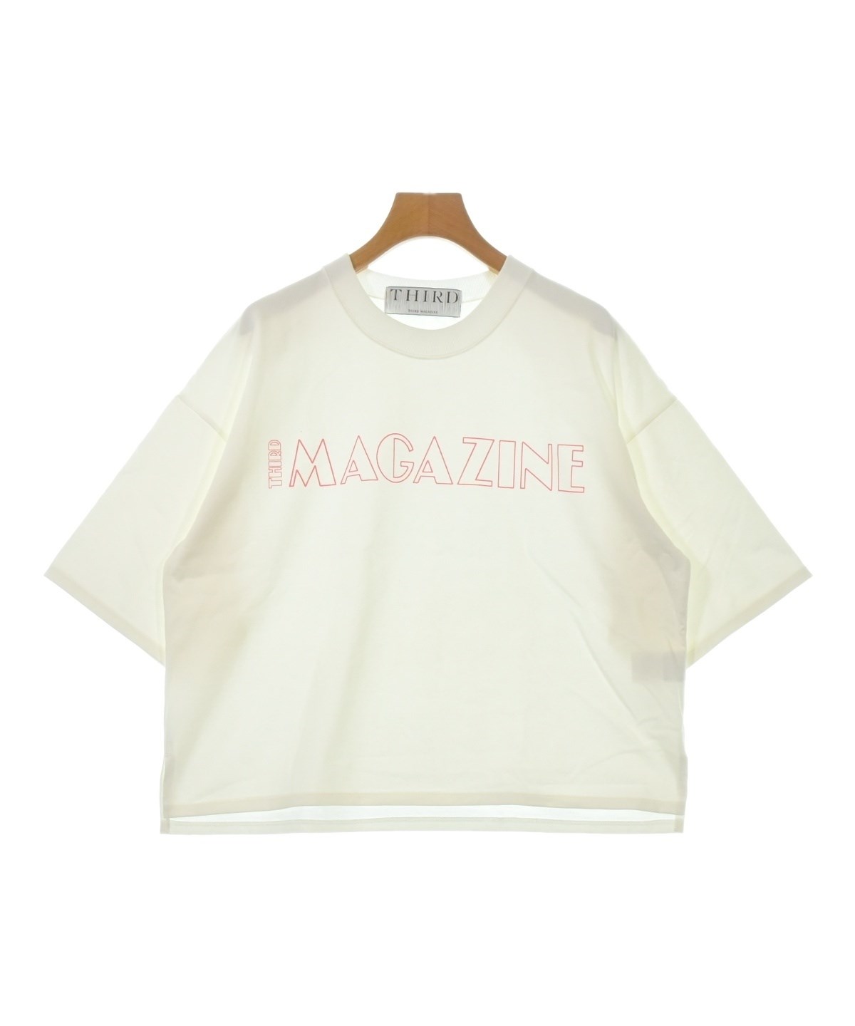 THIRD MAGAZINE Tシャツ THIRD MAGAZINE（サードマガジン）Tシャツ・カットソー 白 サイズ:9(M