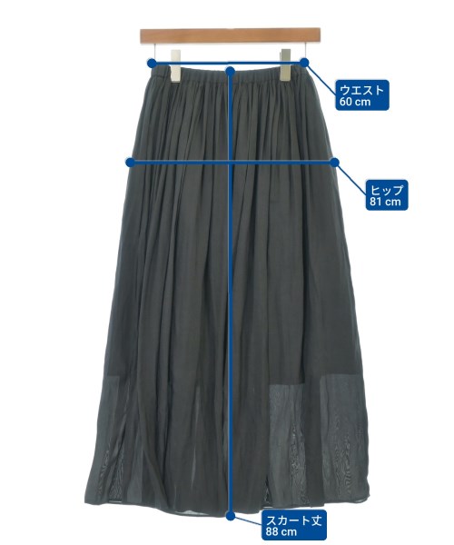 Doneeyu（ドニーユ）ロング・マキシ丈スカート 黒 サイズ:36(S位) レディース/2200614887020