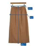 Doneeyu（ドニーユ）ロング・マキシ丈スカート 茶 サイズ:36(S位) レディース/2200608621067