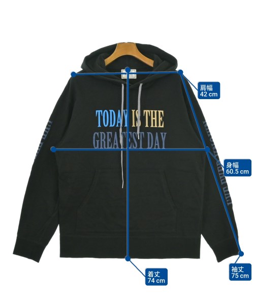 TANGTANG（タンタン）パーカー 黒 サイズ:XL メンズ/2200678290118