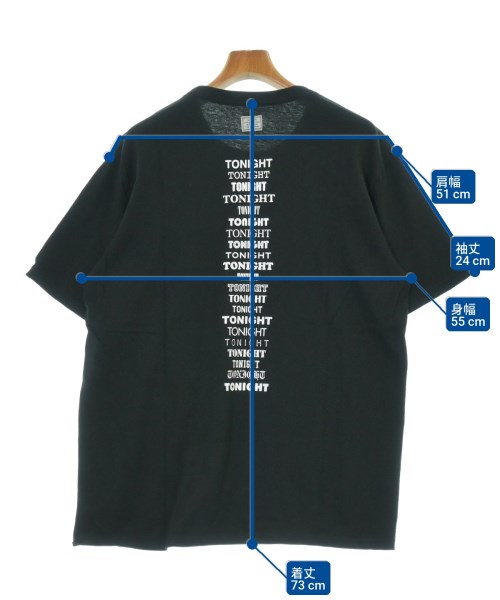 TANGTANG（タンタン）Tシャツ・カットソー 黒 サイズ:XL メンズ/2200689534034