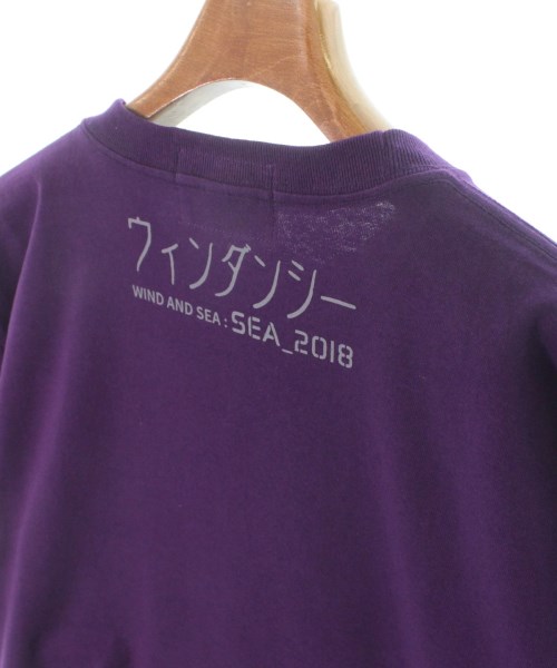 WIND AND SEA ウィンダンシー Tシャツ・カットソー M 紫 - Tシャツ