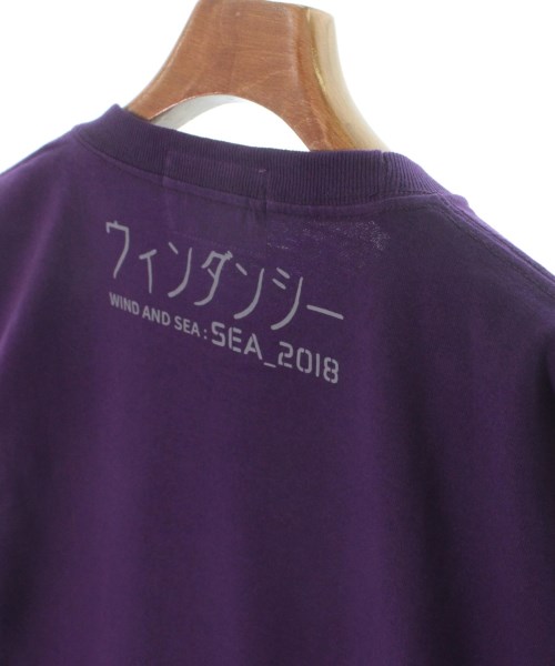 WIND AND SEA（ウィンダンシー）Tシャツ・カットソー 紫 サイズ:L