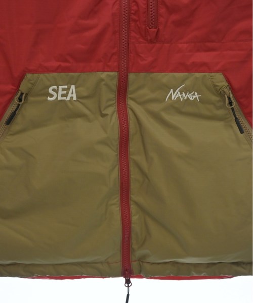 WIND AND SEA（ウィンダンシー）ダウンジャケット/ダウンベスト 赤 サイズ:M メンズ/2200466007300