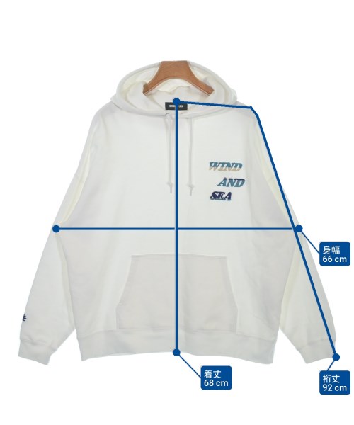 WIND AND SEA（ウィンダンシー）パーカー 白 サイズ:L メンズ/2200641570131