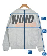 WIND AND SEA（ウィンダンシー）スウェット グレー サイズ:S レディース/2200642446190