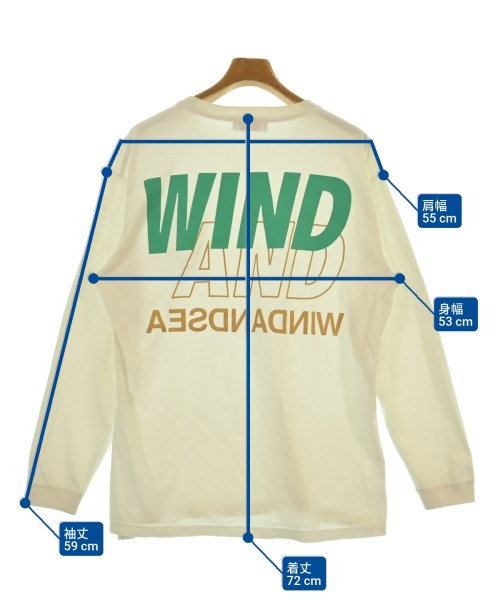 WIND AND SEA（ウィンダンシー）Tシャツ・カットソー 白 サイズ:L メンズ/2200593198469