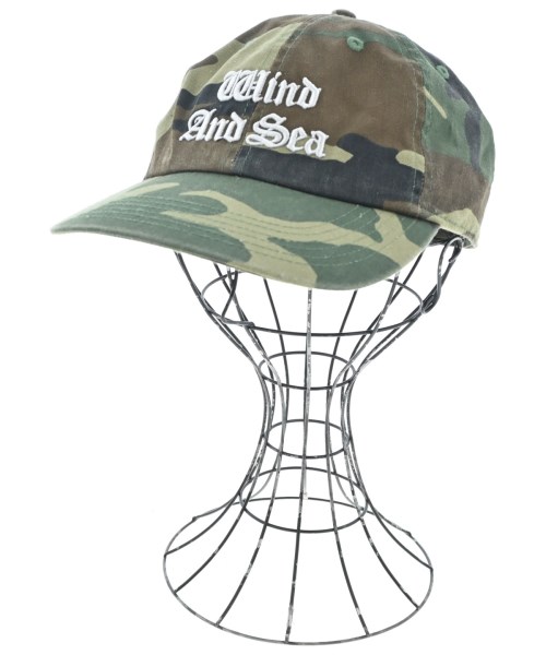 WIND AND SEA(ウィンダンシー)キャップ カーキ サイズ:-/2200583895125