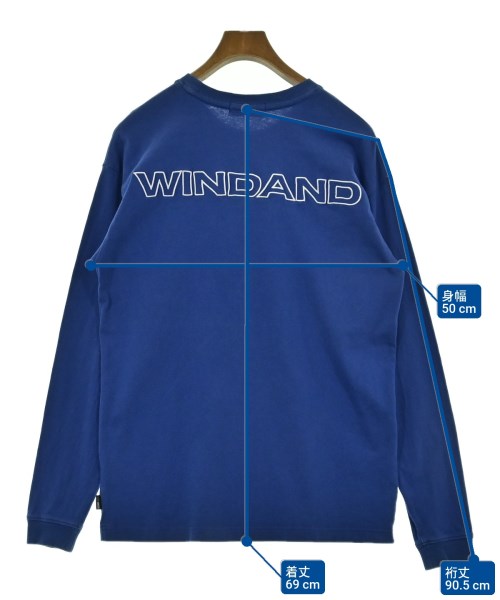 WIND AND SEA（ウィンダンシー）Tシャツ・カットソー 青 サイズ:M メンズ/2200549736011