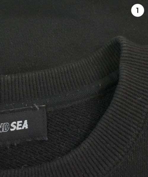 WIND AND SEA（ウィンダンシー）スウェット 黒 サイズ:M メンズ/2200621513028