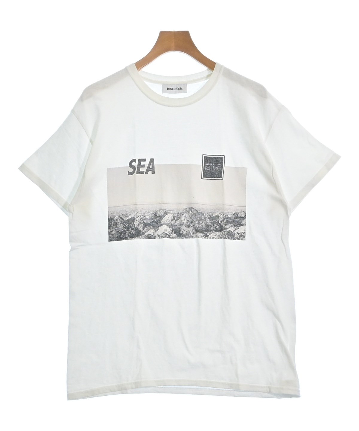 WIND AND SEA（ウィンダンシー）Tシャツ・カットソー 白 サイズ:L