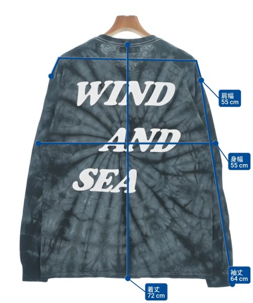 WIND AND SEA（ウィンダンシー）Tシャツ・カットソー グレー サイズ:L メンズ/2200629350083
