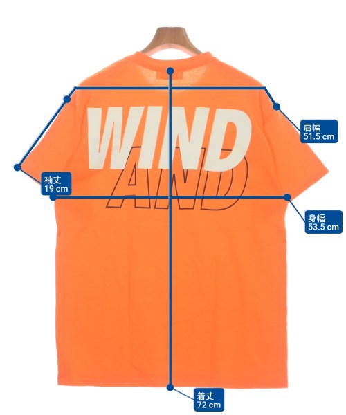 WIND AND SEA（ウィンダンシー）Tシャツ・カットソー オレンジ サイズ:L メンズ/2200629350090