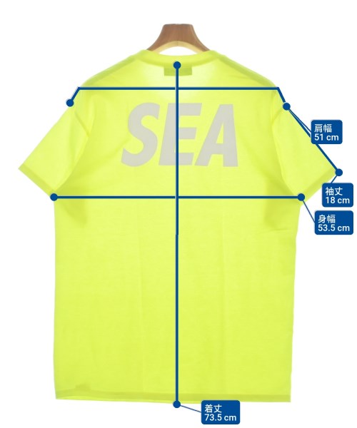 WIND AND SEA（ウィンダンシー）Tシャツ・カットソー 黄 サイズ:L メンズ/2200629350113