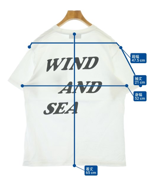 WIND AND SEA（ウィンダンシー）Tシャツ・カットソー 白 サイズ:M メンズ/2200619531034