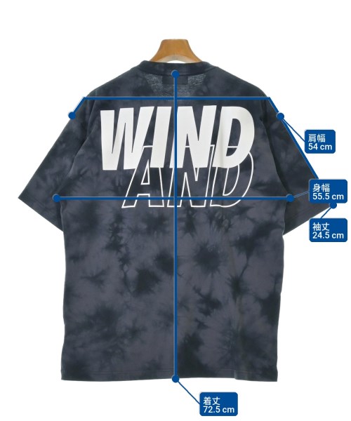WIND AND SEA（ウィンダンシー）Tシャツ・カットソー 紺 サイズ:L メンズ/2200611483041