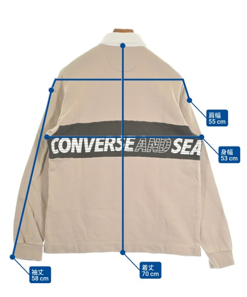 CONVERSE TOKYO（コンバーストウキョウ）スウェット ベージュ サイズ:3(L位) メンズ/2200614693041