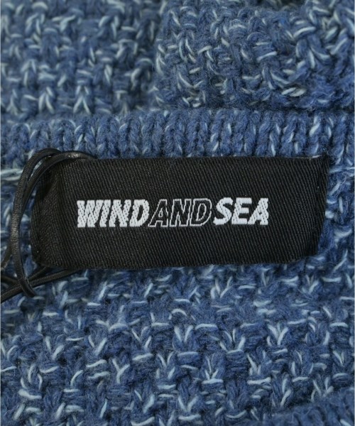 WIND AND SEA（ウィンダンシー）ニット・セーター 青 サイズ:L メンズ/2200604219015